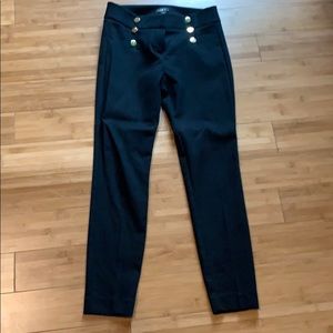 Black work ankle pants